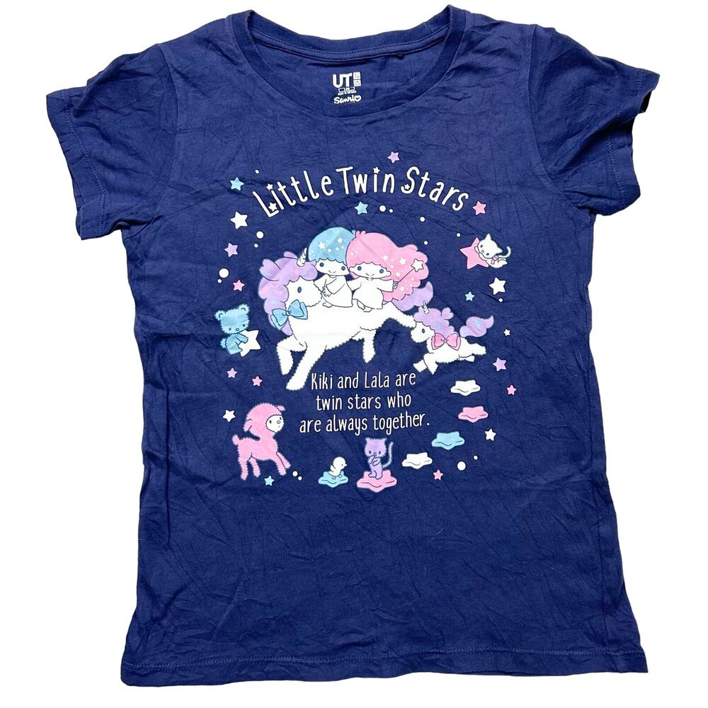 Sanrio Little Twin stars kiki and lala baby tee size XS
